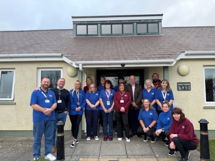 Holly House staff congratulated on excellent CIW ratings, with PCC CEO Will Bramble