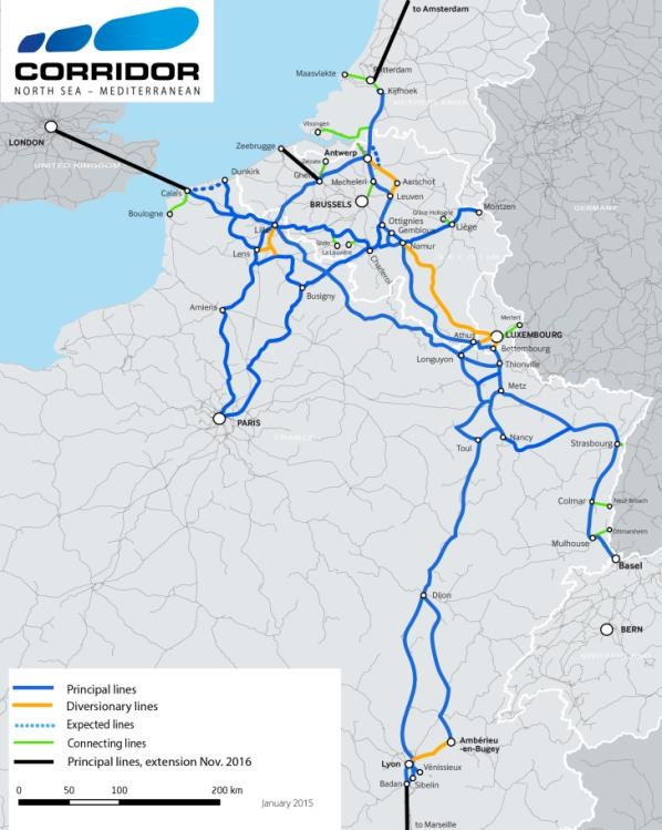 UK strengthens its European rail freight trade with RFC North Sea – Med extension