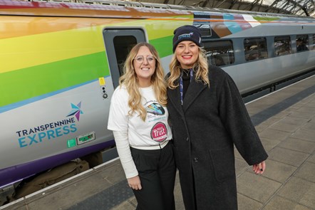 Harriet Harbidge, Diversity and Inclusion Manager and Elizabeth Williams, Public Relations Manager at TransPennine Express