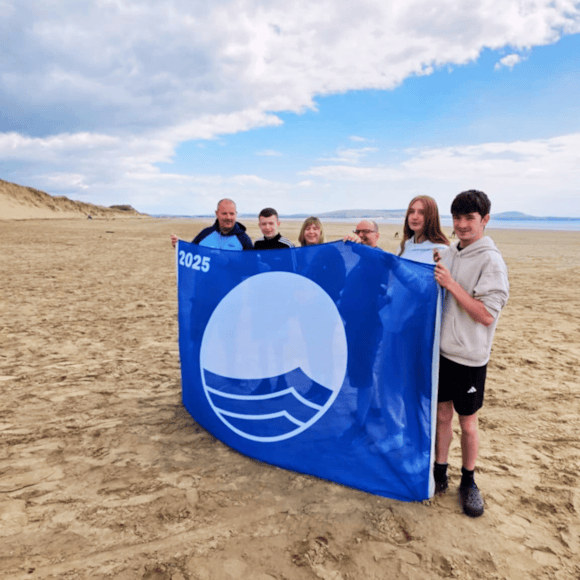 Cefn Sidan Beach at Pembrey Country Park Retains Prestigious Blue Flag Status: Blue Flag Pembrey
