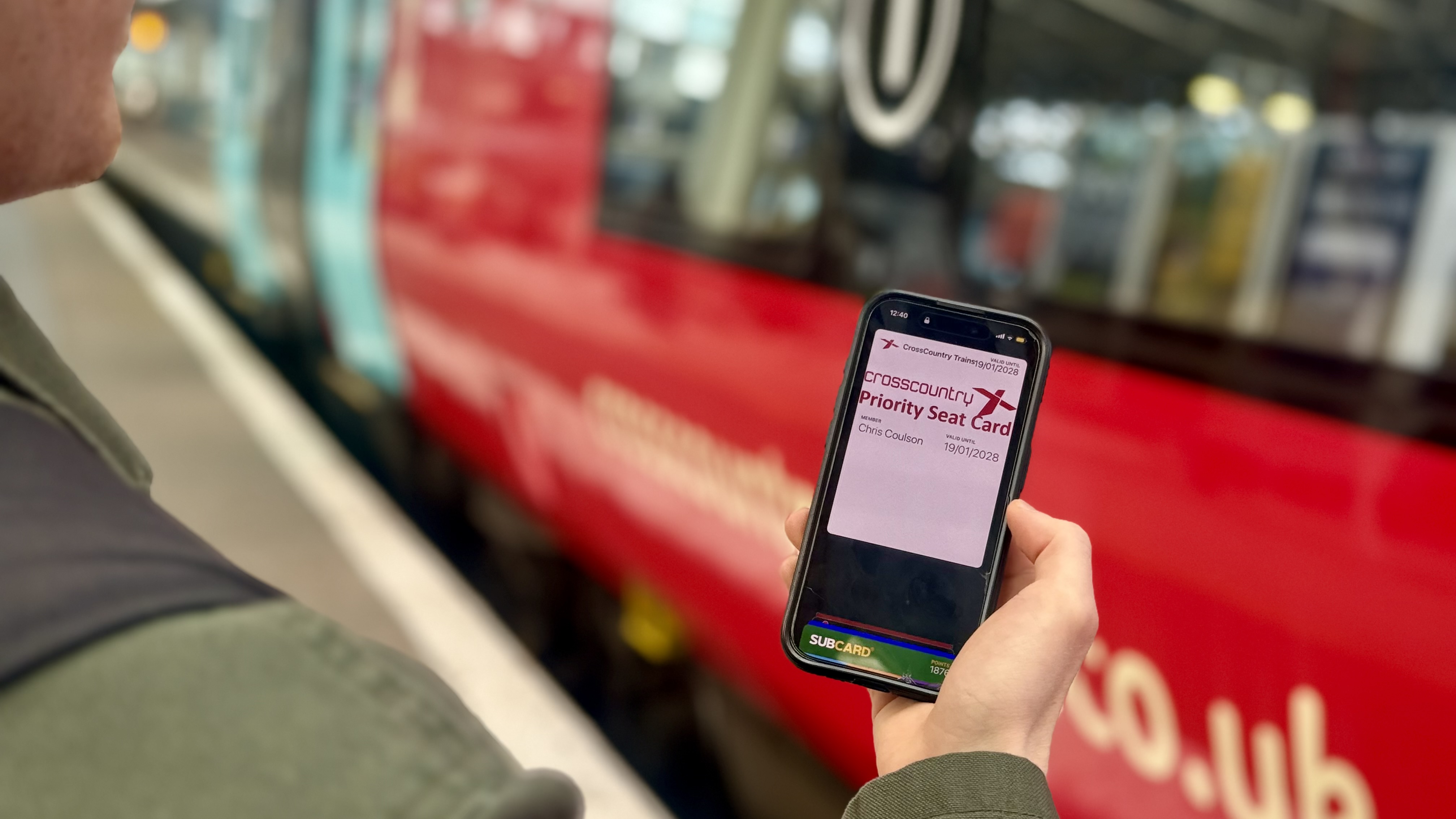 Digital Priority Seating Card