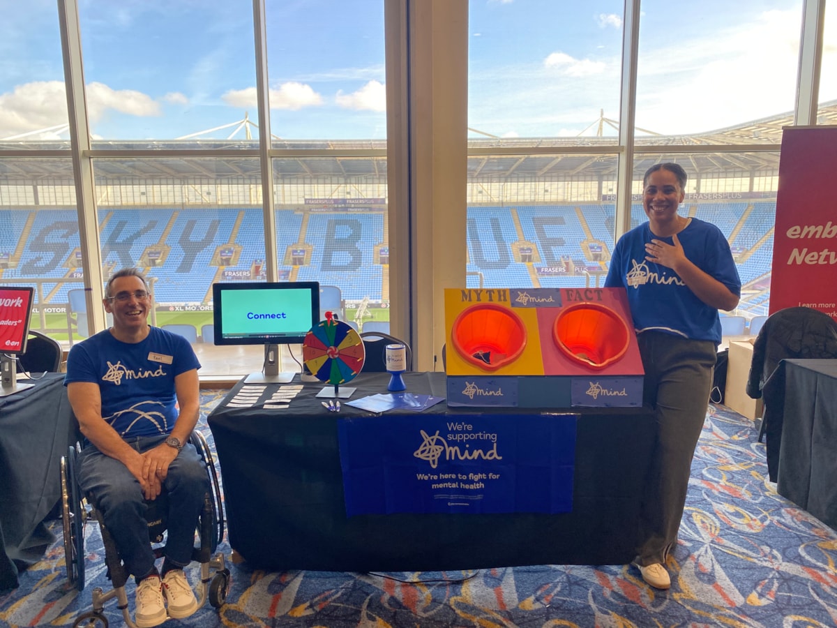 Coventry arena Mind fundraising