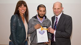 Syed Ahmed, with Davina McCall and Jan Filochowski, CEO at Great Ormond Street Hospital for Children NHS Foundation Trust: Syed Ahmed, with Davina McCall and Jan Filochowski, CEO at Great Ormond Street Hospital for Children NHS Foundation Trust