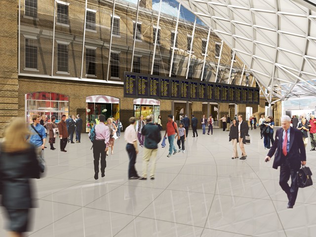 New King's Cross concourse