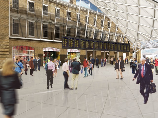 PRESS BRIEFING - KING'S CROSS: New King's Cross concourse