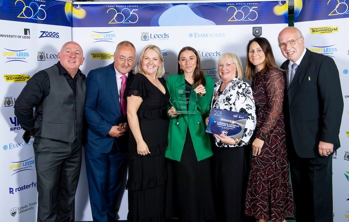 Awards 5: The evening's School Achievement award was won by St Theresa's Catholic Primary School.