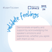 Breathing Space - Learn to listen social image carousel - 5 validation: Breathing Space - Learn to listen social image carousel - 5 validation