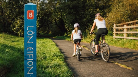 Cycling - Lon Eifion cycle route-2