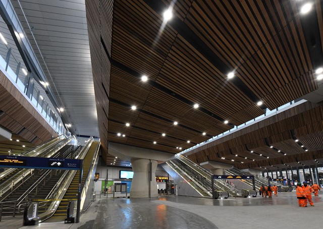 London Bridge Jan 1: London Bridge's new concourse, pictured just before it opened fully for the first time