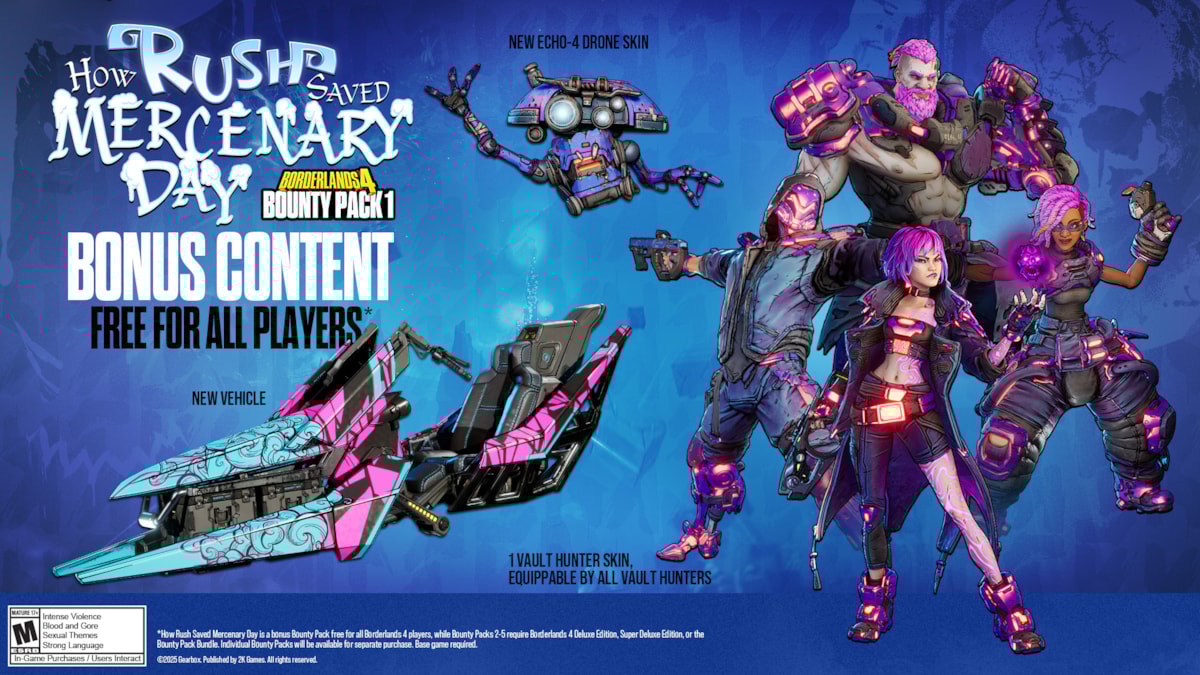 Borderlands 4 Bounty Pack 1 Bonus Content
