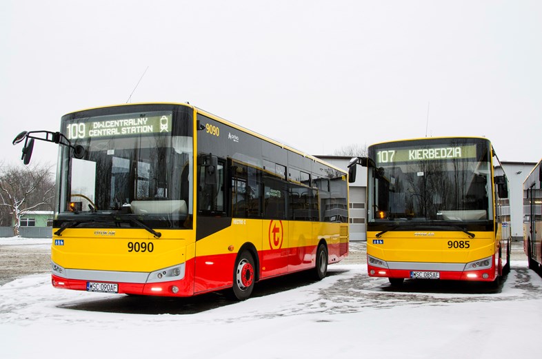 Arriva commences new bus contract in Warsaw: Arriva bus services in Warsaw