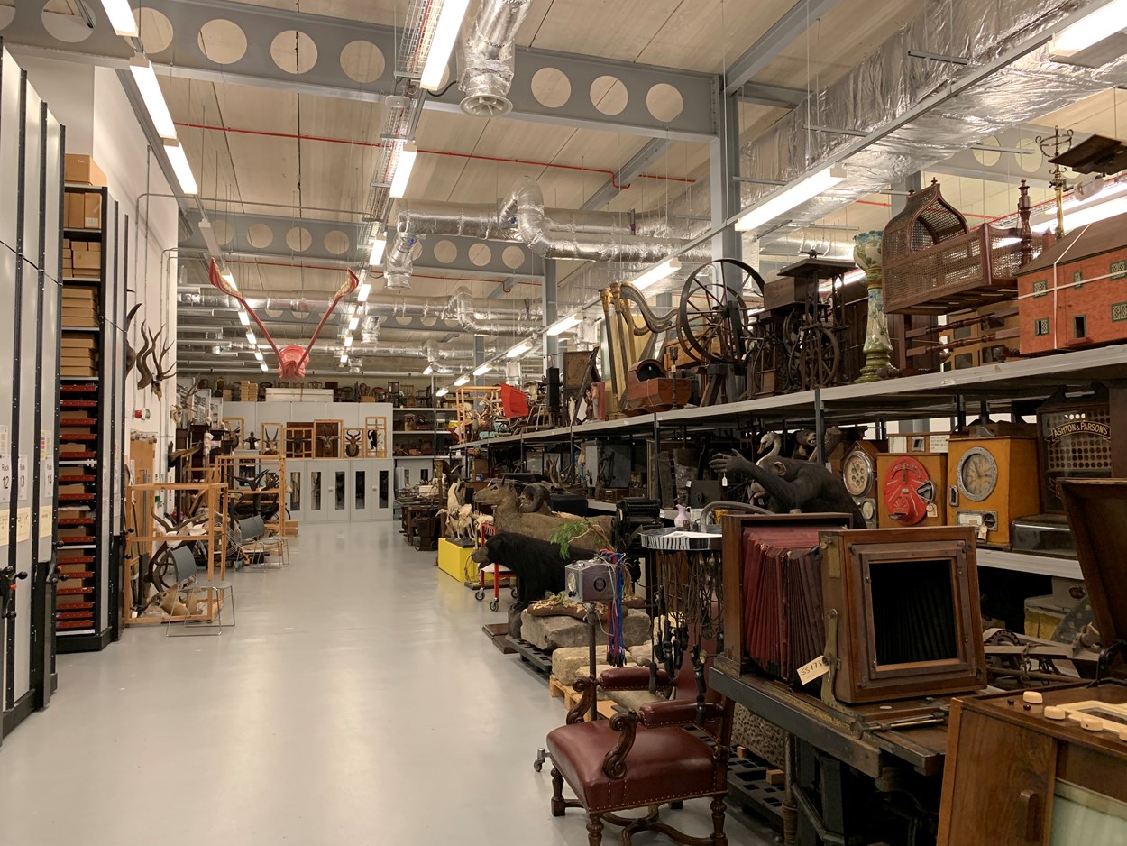 Leeds Discovery Centre: The Leeds Discovery Centre, where many of the objects in the Leeds Museums and Galleries collection, which feature on the MyLearning site, are stored.
