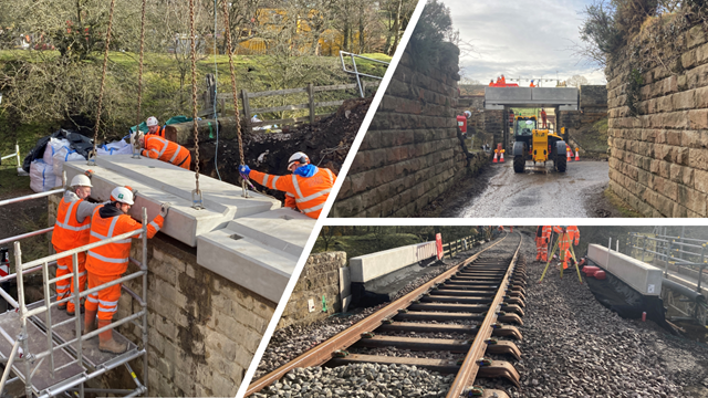 143-year-old bridge gets a new lease of life to support passengers on Esk Valley line: 143-year-old bridge gets a new lease of life to support passengers on Esk Valley line