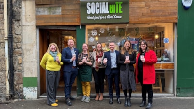 Colleagues from CrossCountry and Social Bite