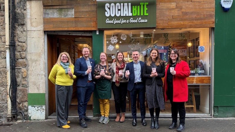 Colleagues from CrossCountry and Social Bite