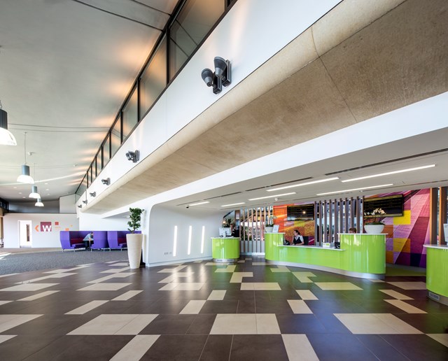 Westwood training centre - reception