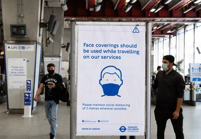 TfL Image - Station Poster Face coverings