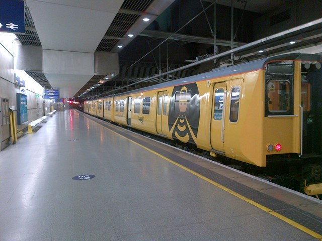 ETCS test train at St Pancras International