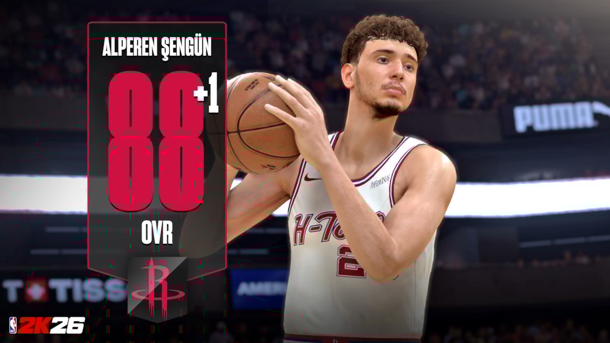 NBA 2K26 Ratings Update 9 - Alperen Sengun