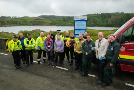 Loch Doon water safety training partners