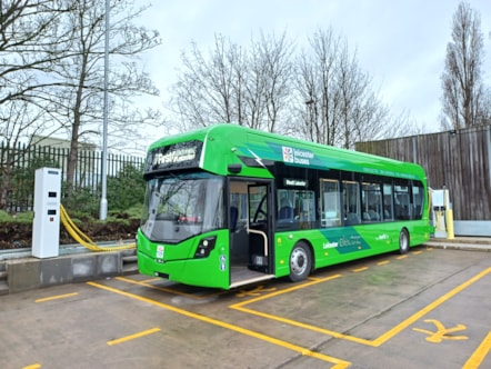 Leicester Electrification - Bus one arrival