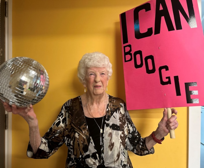 DPHAR - Margaret Nutter 1: Margaret Nutter, 96, is one the oldest members of Yorkshire Dance's Dance On programme