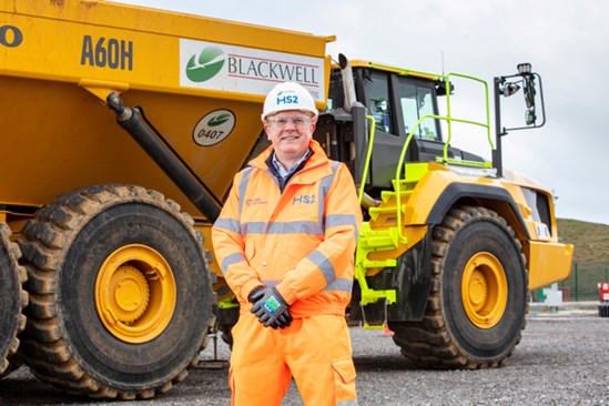 Paul Bird from Blackwell is helping local residents into employment on HS2