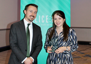 Alumni Impact Award winner, DC Colette Daoud & Police Now's Chief Executive Officer, Kurtis Christoforides