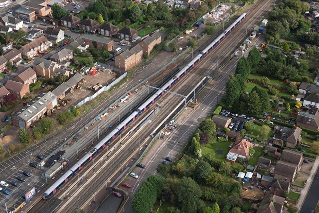 Bigger is better: 12-car train shows benefits to come: The first longer 12-carriage train is tested at Leagrave station.