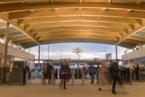 Abbey Wood s new station building opens 22 October 2017 291647