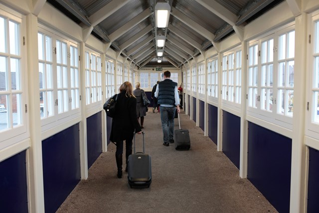 Footbridge makes life easier: Footbridge makes life easier