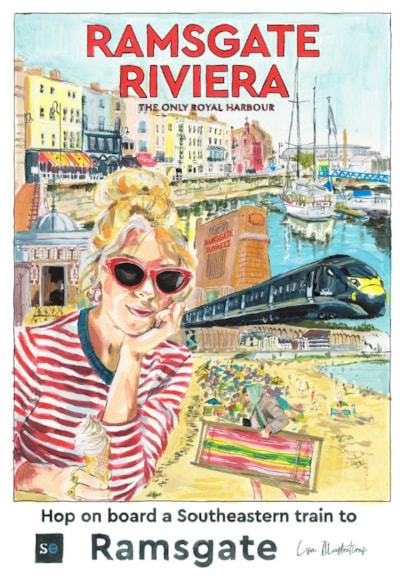 Ramsgate Riviera by Lisa Illustrations
