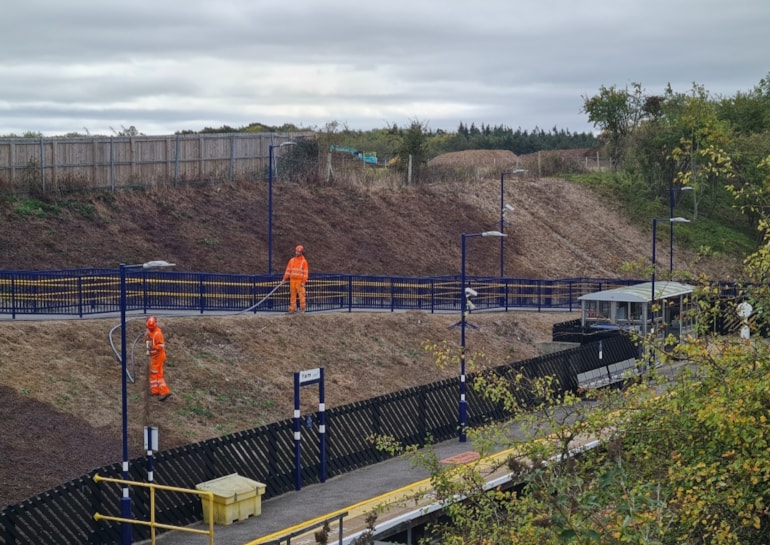 Biodiversity blooms at Yarm Station following major green upgrade