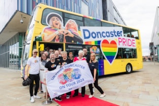 First Bus in Doncaster kicks off Pride celebrations in 2024 with a ...