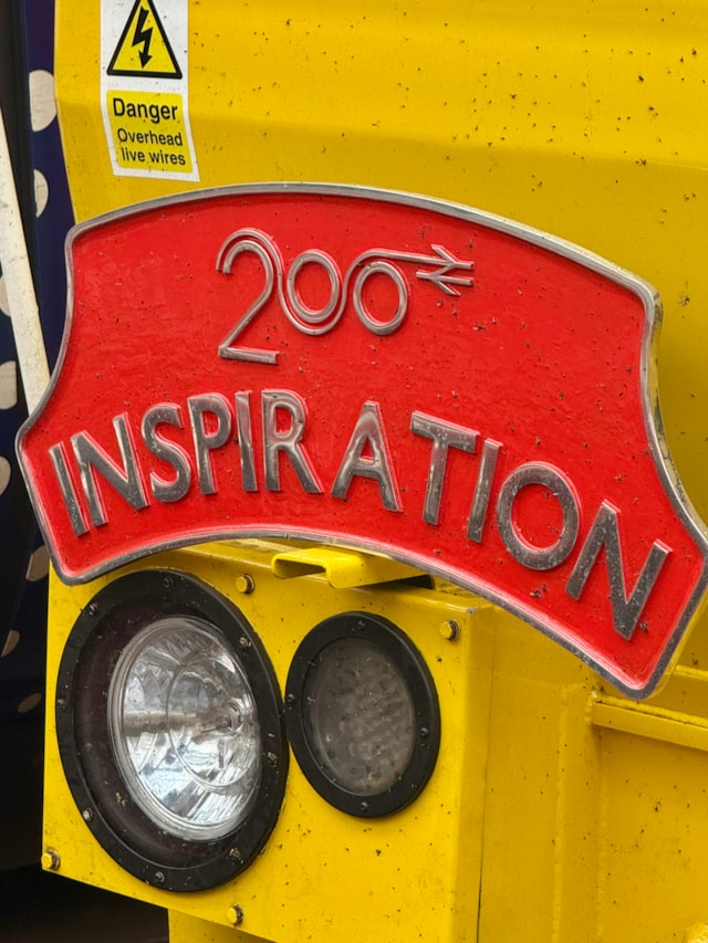 Railway 200 headboard - Inspiration train: Railway 200 headboard - Inspiration train