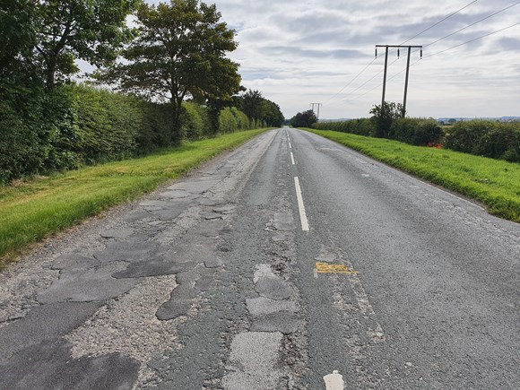 Carriageway Repairs to the C7 between the North Yorkshire County boundary and Burton Fleming about to begin: 20200722 094952