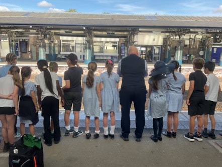School visit at Selby