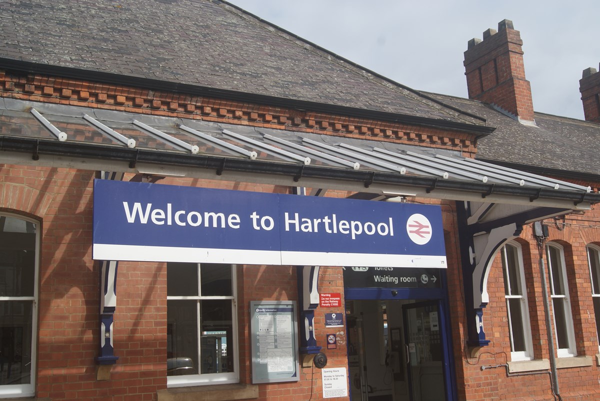 This image shows Hartlepool station