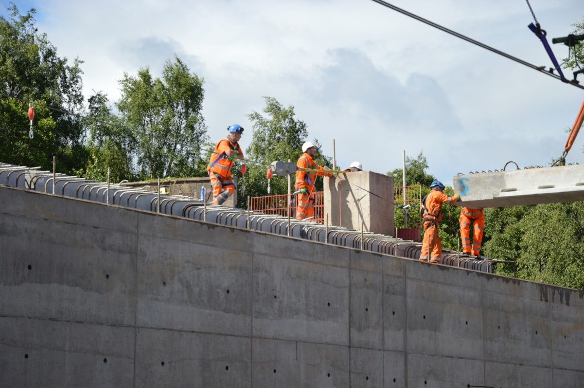 Network Rail - Shields Road (Glasgow) bridge replacement - July 2024
