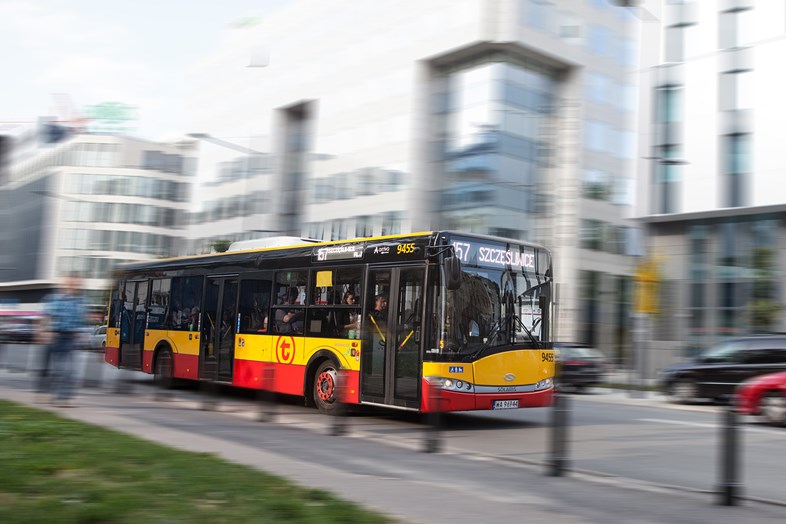 Arriva commences third urban bus contract in Warsaw: Arriva Poland CNG buses - Warsaw