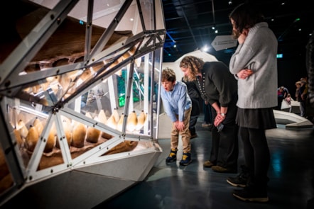 Visitors enjoy Giants at the National Museum of Scotland. Photo © Andy Catlin (2)
