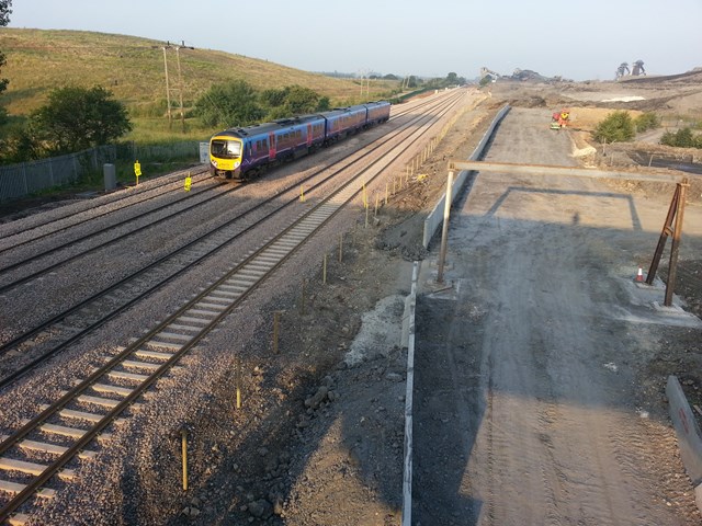 First trains through Hatfield & Stainforth: First passenger train through Hatfield & Stainforth 08/07/13