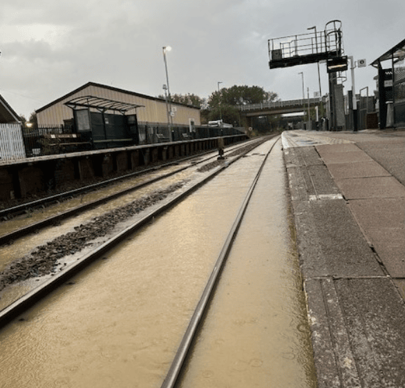 Ridgemont station flooding