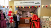 Polly's Place opening Camberley station: Polly's Place opening Camberley station