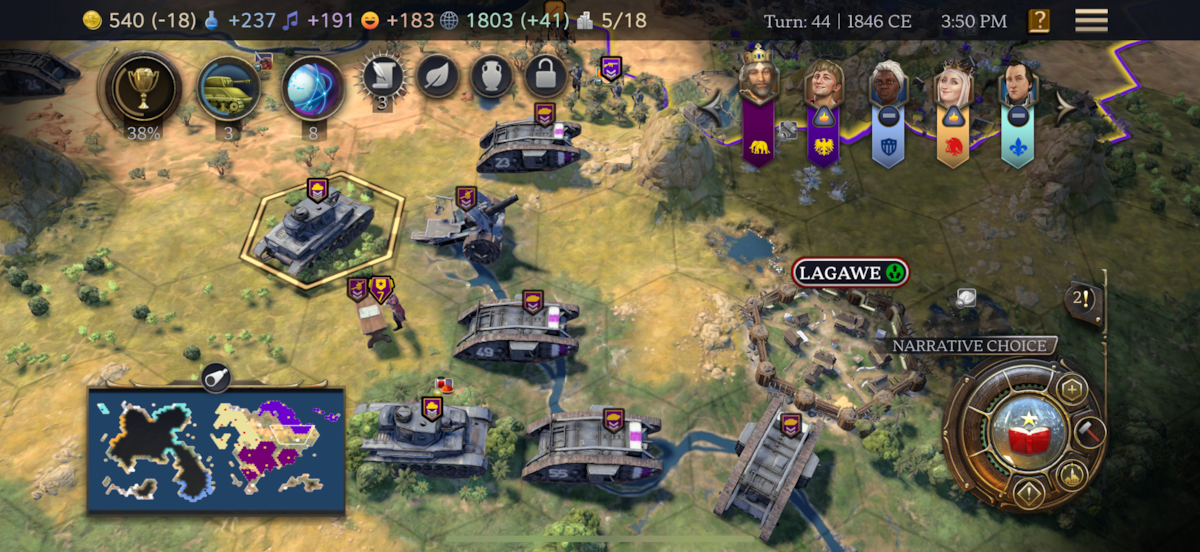 Civ VII Apple Arcade Edition iPhone Screenshot 3