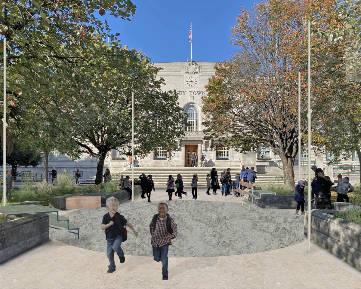 The vision for Hackney Town Hall Square