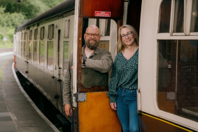 Joanne Ormesher with Findlay Napier  Credit BBC: Joanne Ormesher with Findlay Napier  Credit BBC