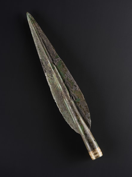 Spearhead from the Carnoustie Hoard. Photo © National Museums Scotland