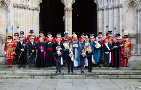 Press release: Local children prepare to meet The King and Queen as they take on a central role in the historic Royal Maundy service at Durham Cathedral later this week: MT York 23 3