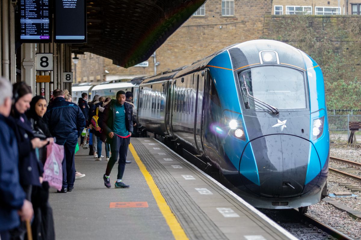 Class 802 at Huddersfield Station